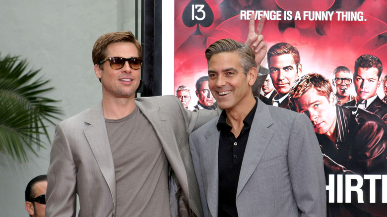 Brad Pitt and George Clooney together