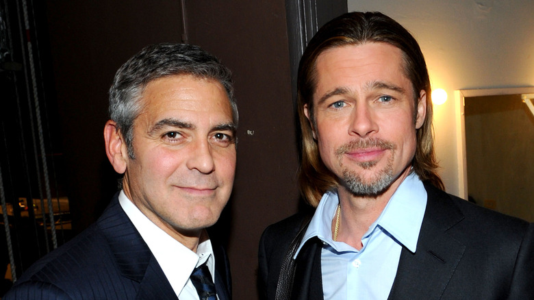 Brad Pitt and George Clooney together