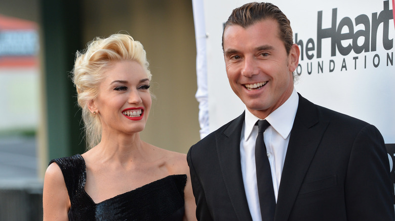 Gwen Stefani and Gavin Rossdale laughing