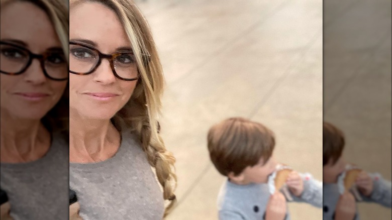 Nicole Curtis selfie with Harper