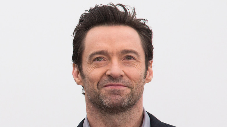 Hugh Jackman smiling