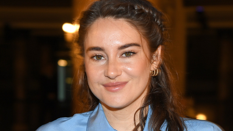 Shailene Woodley attends the Stella McCartney show as part of the Paris Fashion Week 2020/2021