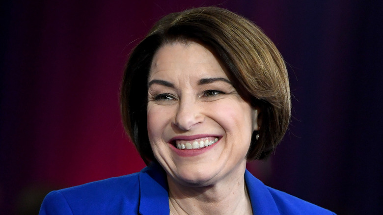 Amy Klobuchar smiling