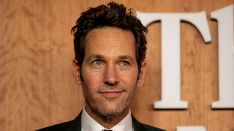 Paul Rudd looking to the side