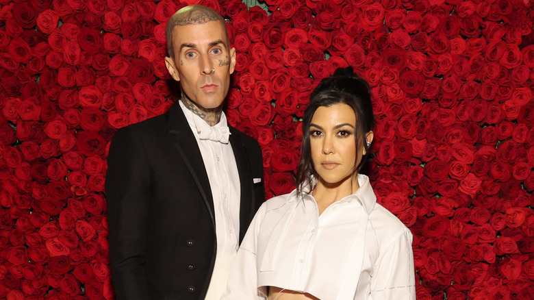 Kourtney Kardashian and Travis Barker at Met Gala 