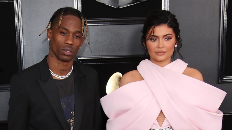 Travis Scott and Kylie Jenner on the red carpet