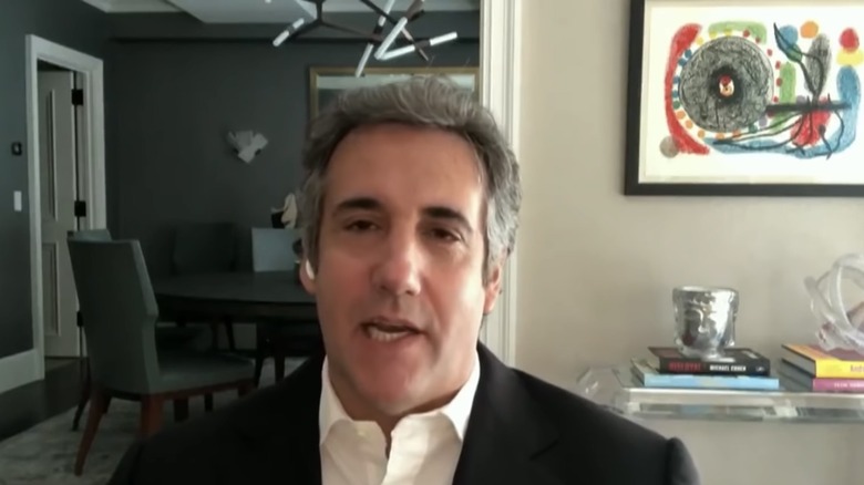 Michael Cohen appearing on MSNBC