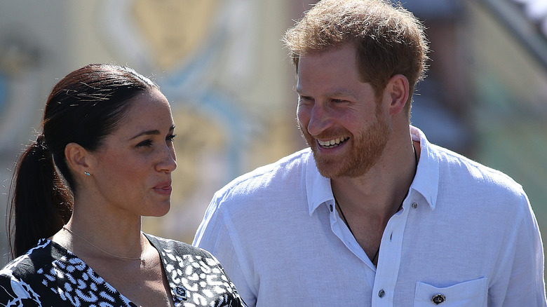 MEghan Markle and Prince Harry laughing