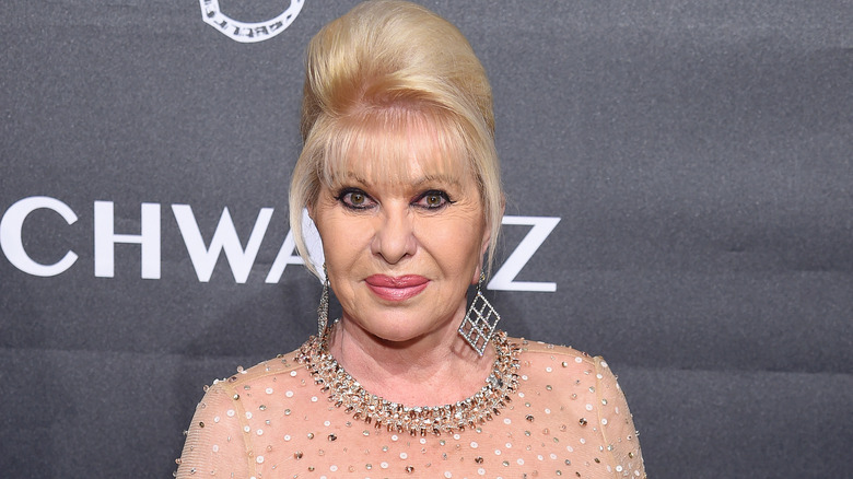 Ivana Trump poses in 2018