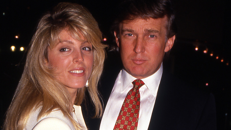 Donald Trump and Marla Maples formalwear