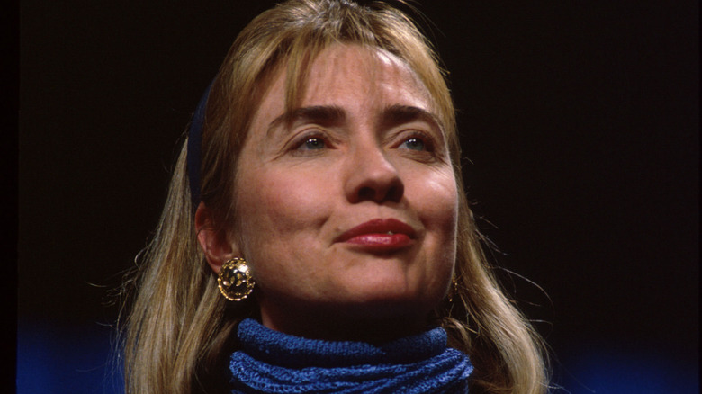 Hillary Clinton smiling in 1992