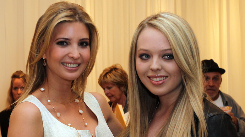 Ivanka and Tiffany Trump smiling together