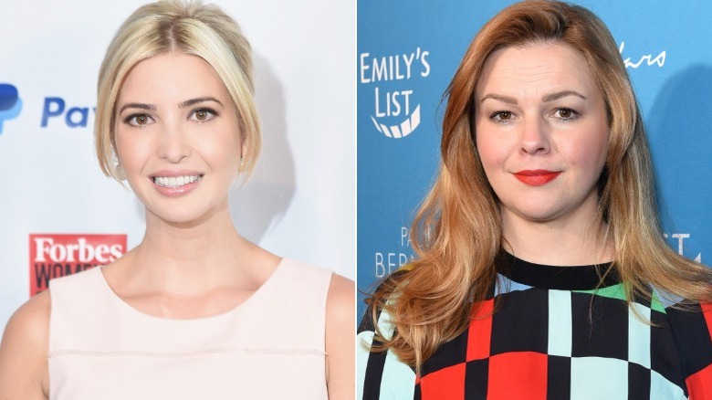 Ivanka Trump and Amber Tamblyn