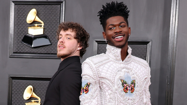 Jack Harlow and Lil Nas X posing together