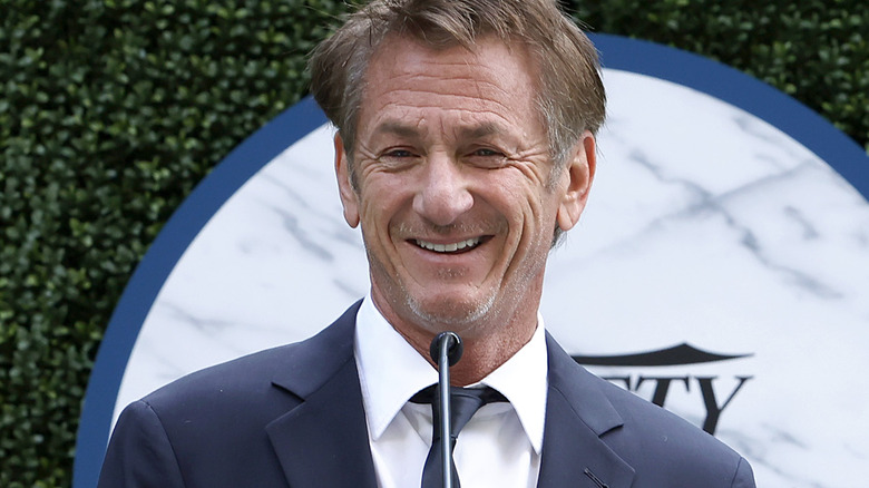 Sean Penn smiling