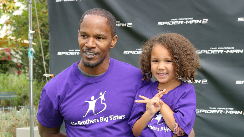 Jamie Foxx with daughter Anelise