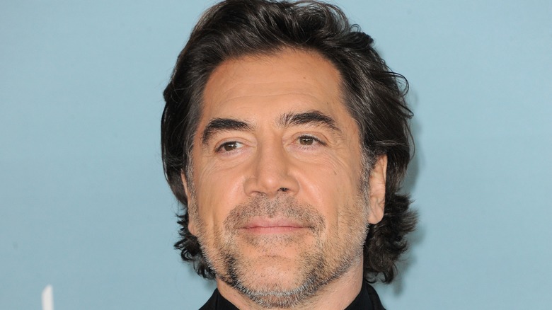 Javier Bardem small smile