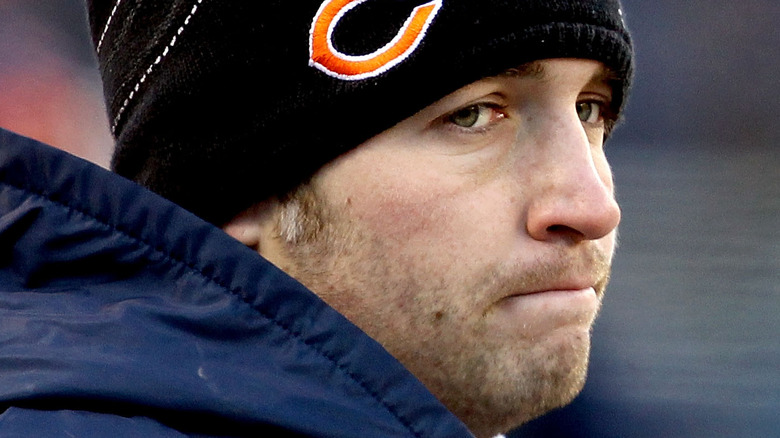 Jay Cutler frowning