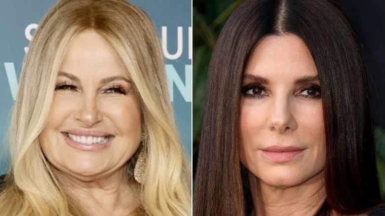 Jennifer Coolidge and Sandra Bullock smiling