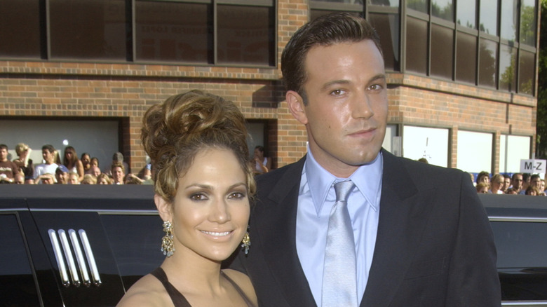 Jennifer Lopez and Ben Affleck on the red carpet