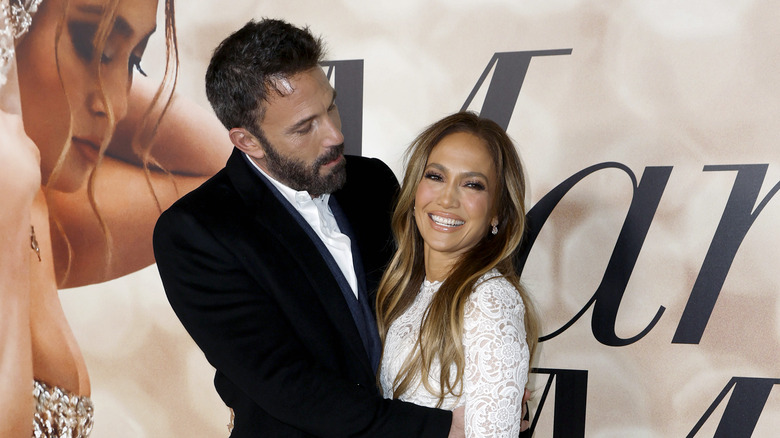 Jennifer Lopez and Ben Affleck at the "Marry Me" screening 2022