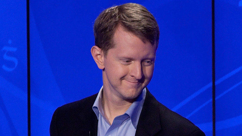 Ken Jennings looking down on "Jeopardy!"