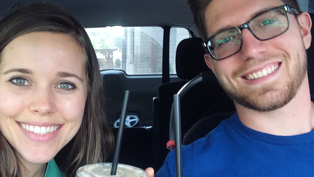 Jessa Duggar Seewald and Ben Seewald taking a selfie