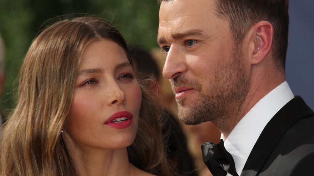 Jessica Biel and Justin Timberlake on the red carpet