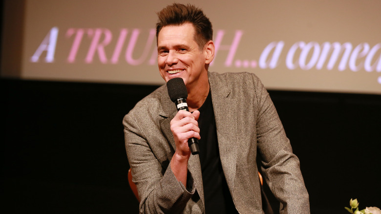 Jim Carrey at the screening of Kidding