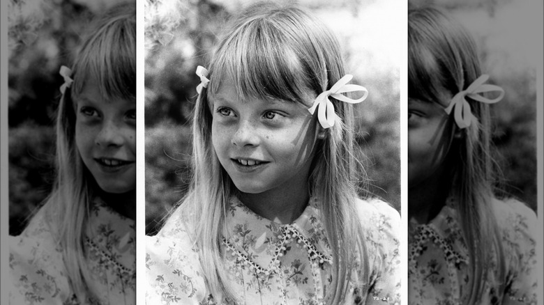 Young Jodie Foster smiling