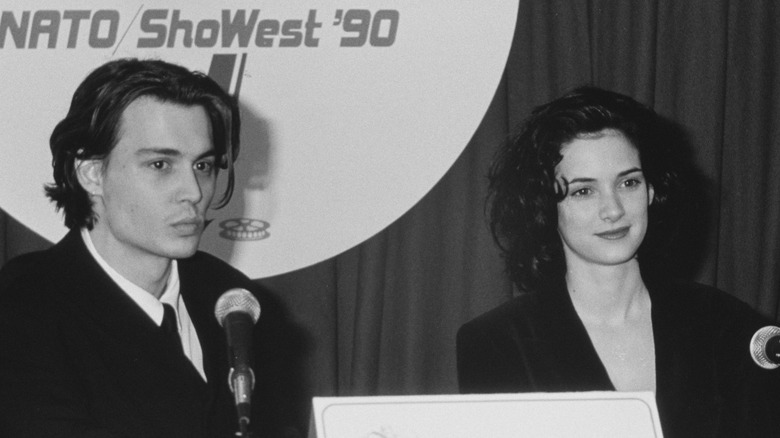 Johnny Depp and Winona Ryder in 1990