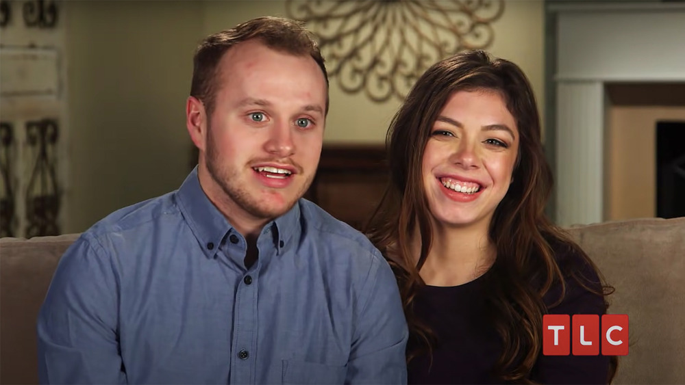 Josiah and Lauren Duggar smiling