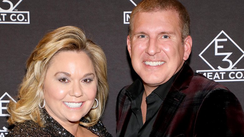 Julie Chrisley and Todd Chrisley smiling