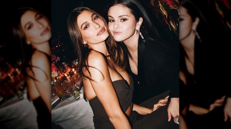 Hailey Bieber and Selena Gomez together