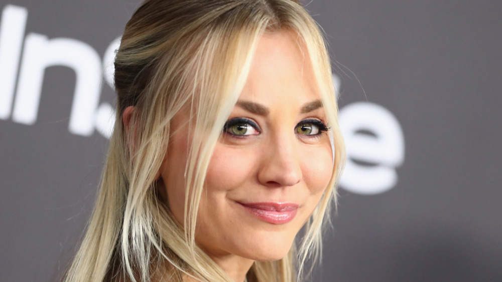 Kaley Cuoco at Golden Globes party