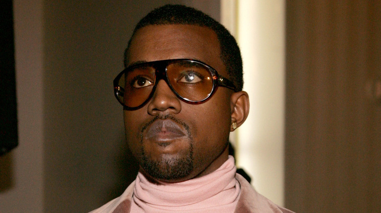 Kanye West in glasses