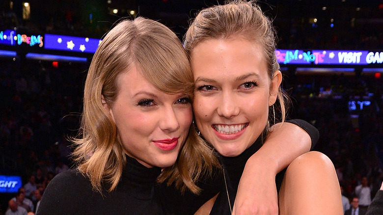 Taylor Swift and Karlie Kloss both smiling