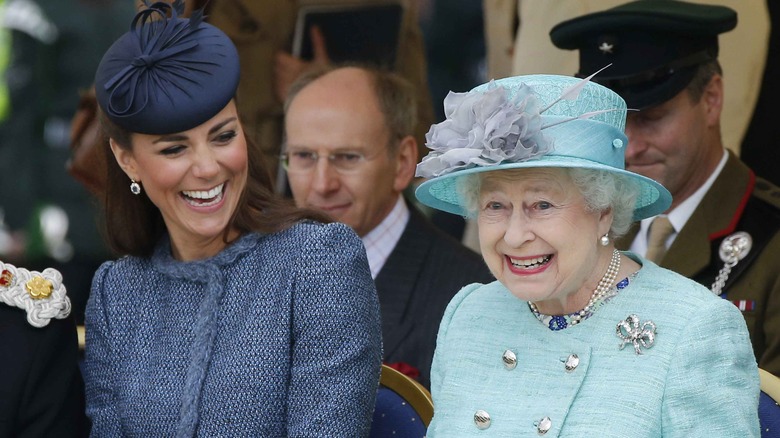 Kate Middleton and Queen Elizabeth