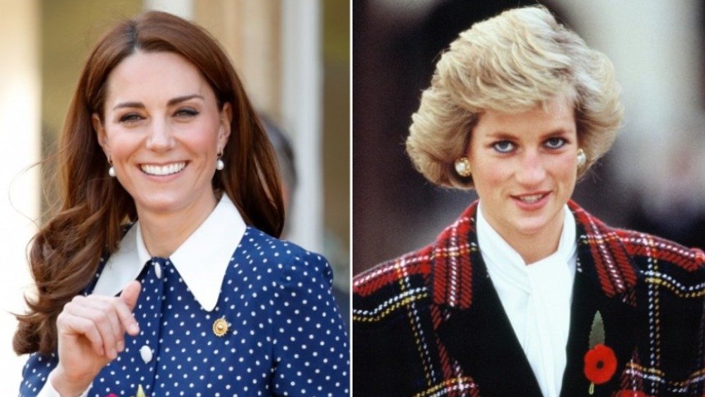 Kate Middleton and Princess Diana 