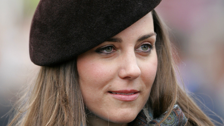 Kate Middleton wearing a beret