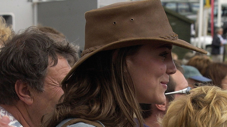 Kate Middleton at an event with cowboy hat