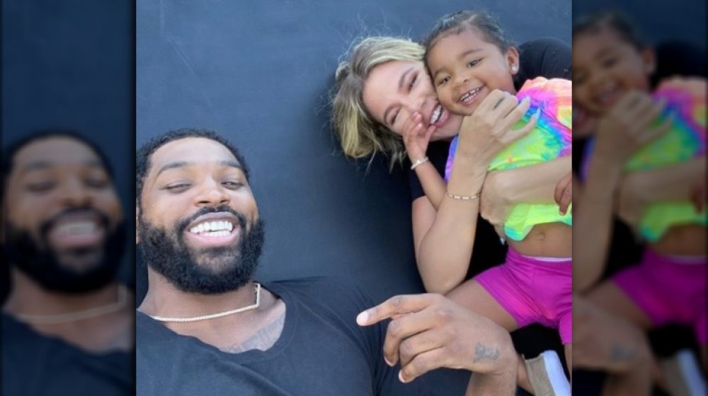 Tristan Thompson, Khloé Kardashian, True Thompson