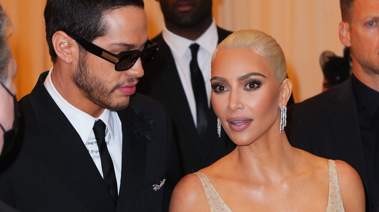 Kim Kardashian and Pete Davidson at the Met Gala