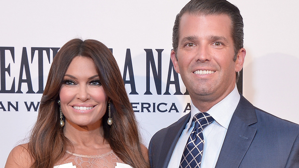 Kimberly Guilfoyle and Donald Trump Jr. posing