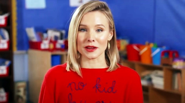 Kristen Bell speaking about No Kid Hungry