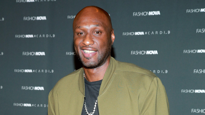 Lamar Odom attending the Fashion Nova x Cardi B Collection Launch Party