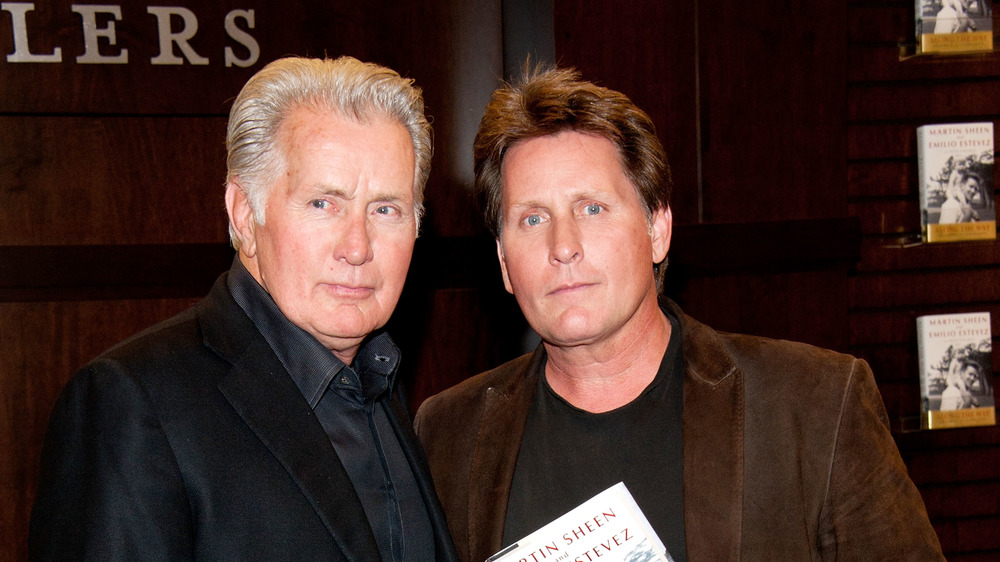 Martin Sheen and Emilio Estevez in 2012