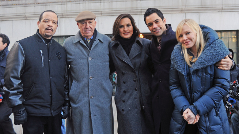 "Law & Order: SVU" cast posing outdoors