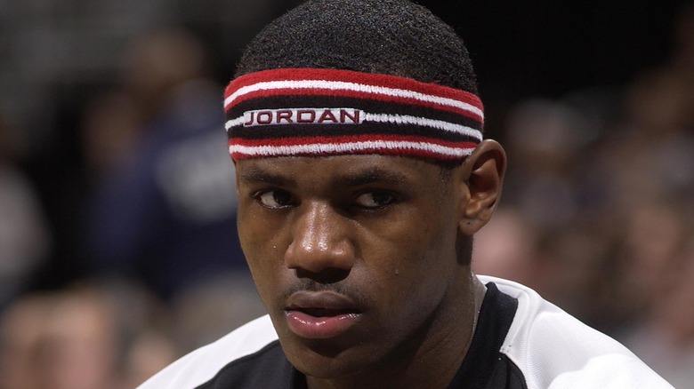 LeBron James headband high school