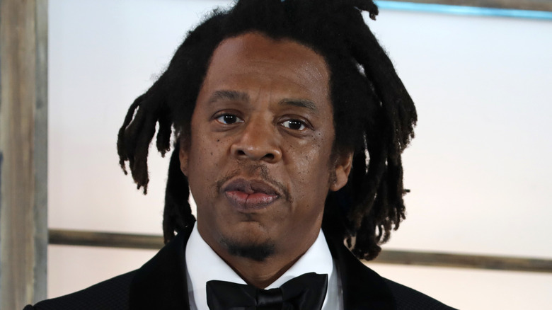 Jay-Z wearing a tuxedo